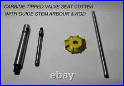 12 Pcs Carbide Tipped Valve Seat Cutter Kit 45,30,70 Deg With 8 Setms Guides