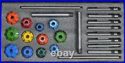 12 Pcs Carbide Tipped Valve Seat Cutter Kit Small Block Heads Best