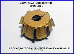 12 Pcs VALVE SEAT CUTTER SET CARBIDE TIPPED 30-45-60 DEGREE 1.530 -1.342