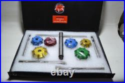 12 Pcs VALVE SEAT CUTTER SET CARBIDE TIPPED 30-45-60 DEGREE 1.530 -1.342
