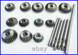 12 Piece Valve Seat Face Cutter Set Of 12 Pcs Carbon Steel In Metal Box Packing