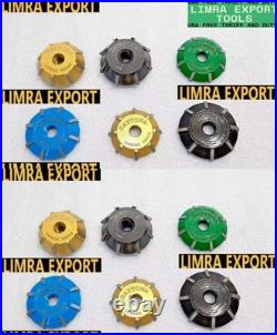 12x 3 ANGLES CUT VALVE SEAT CUTTER SET + 5.5 MM GUIDE CARBIDE TIPPED BEST