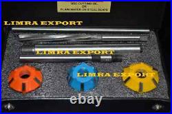 12x 3 ANGLES CUT VALVE SEAT CUTTER SET + 5.5 MM GUIDE CARBIDE TIPPED BEST