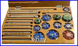12x Large Carbide Mounted Valve Seat Cutter Set 30 45 70 (20 Degrees) 12x Large Carbide Mounted Valve Seat Cutter Set 30 45 70 (20 Degrees)