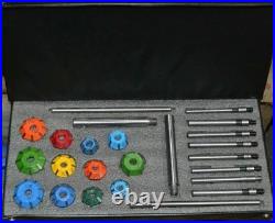 12x Large Carbide Mounted Valve Seat Cutter Set 30 45 70 (20 Degrees) 3 ANGLE