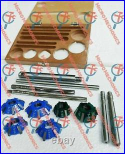 12x Valve Seat Cutter Kit Carbide Tipped With HSS Reamers Fast & Professional
