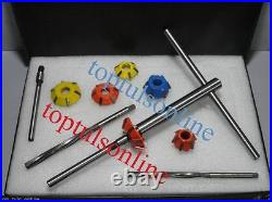 14 Pcs Valve Seat Cutter set Carbide Tipped for Vintage Cars and Bikes