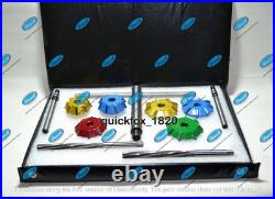 14x CHEVY 350 Small Block Heads VALVE SEAT CUTTER KIT 3 ANGLE CUT CARBIDE TIPPED 14x CHEVY 350 Small Block Heads VALVE SEAT CUTTER KIT 3 ANGLE CUT CARBIDE TIPPED