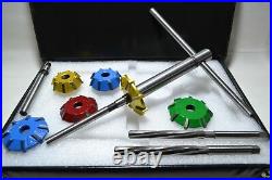 14x CHEVY 350 Small Block Heads VALVE SEAT CUTTER KIT 3 ANGLE CUT CARBIDE TIPPED