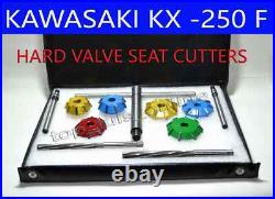 14x KAWASAKI KX 250F 2011-2012 BIKE VALVE SEAT CUTTER KIT CARBIDE TIPPED 3 AC 14x KAWASAKI KX 250F 2011-2012 BIKE VALVE SEAT CUTTER KIT CARBIDE TIPPED 3 AC