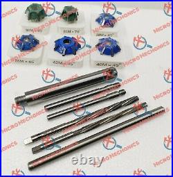 14x Valve Seat Cutter Kit Carbide Tipped With HSS Reamers Fast & Economical