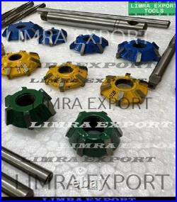 17xDAYTONA3ANGLE CUT CHRYSLER LA HEADS VALVE SEAT CUTTER SET CARBIDE TIPPED BEST