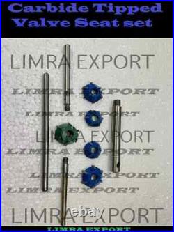 17xDAYTONA3ANGLE CUT CHRYSLER LA HEADS VALVE SEAT CUTTER SET CARBIDE TIPPED BEST