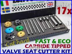 17x BRIGGS & STRATTON CAST IRON 16 HP VALVE SEAT CUTTER KIT CARBIDE TIPPED