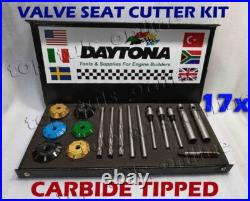 17x BRIGGS & STRATTON CAST IRON 16 HP VALVE SEAT CUTTER KIT CARBIDE TIPPED