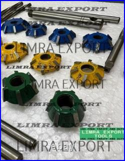 17x CHEVY 350 Small Block Heads VALVE SEAT CUTTER KIT 3 ANGLE CUT CARBIDE