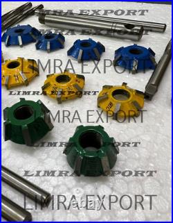 17x CHEVY 350 Small Block Heads VALVE SEAT CUTTER KIT 3 ANGLE CUT CARBIDE