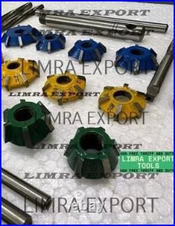17x CHEVY 350 Small Block Heads VALVE SEAT CUTTER KIT 3 ANGLE CUT CARBIDE TIPPED