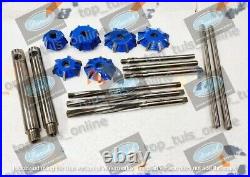 17x CHEVY 350 Small Block Series Head VALVE SEAT CUTTER KIT 3 ANGLE CUT CARBIDE