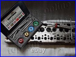 17x CHEVY SBC ALUMINIUM HEADS VALVE SEAT CUTTER KIT 3 ANGLE CUT CARBIDE TIPPED 17x CHEVY SBC ALUMINIUM HEADS VALVE SEAT CUTTER KIT 3 ANGLE CUT CARBIDE TIPPED