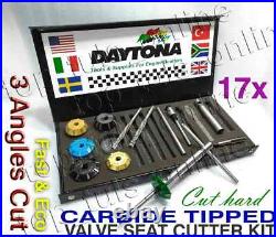 17x DAYTONA 3 AC HARLEY DAVIDSON 1340 EVOLUTION 1985-1999 VALVE SEAT CUTTER KIT