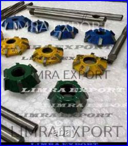 17x DAYTONA 3 ANGLE CUT CHRYSLER LA HEADS VALVE SEAT CUTTER SET CARBIDE TIPPED