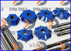 17x DYNA 3 ANGLE CUT Honda XR400R Head VALVE SEAT CUTTER KIT BIG CARBIDE TIPPED