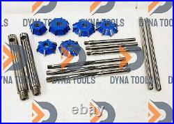 17x DYNA 3 ANGLE CUT Honda XR400R Head VALVE SEAT CUTTER KIT BIG CARBIDE TIPPED