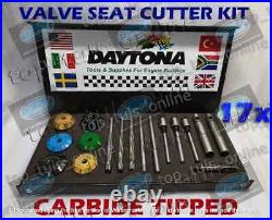 17x KAWASAKI KX 250F 2011 & UP VALVE SEAT CUTTER KIT CARBIDE TIPPED 3 ANGLES CUT 17x KAWASAKI KX 250F 2011 & UP VALVE SEAT CUTTER KIT CARBIDE TIPPED 3 ANGLES CUT
