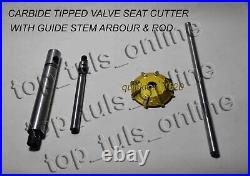 17x VALVE SEAT CUTTER CARBIDE TIPPED HONDA GX160/200 3 CUTS 30-45-60 DEGREE