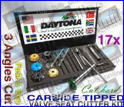 17x YAMAHA YZ450F 3rd-6th Gen 2003-17 3 Angel 30-45-60 VALVE SEAT CUTTER CARBIDE