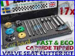 17x YAMAHA YZ450F 3rd-6th Gen 2003-17 3 Angel 30-45-60 VALVE SEAT CUTTER CARBIDE 17x YAMAHA YZ450F 3rd-6th Gen 2003-17 3 Angel 30-45-60 VALVE SEAT CUTTER CARBIDE