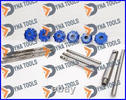 19x 4 Angle Cut Valve Seat Cutter Kit Chevy, Ford 2.02 -1.600 30-45-60-70