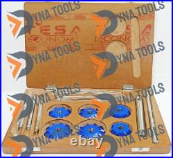 19x 4 Angle Cut Valve Seat Cutter Kit Chevy, Ford 2.02 -1.600 30-45-60-70