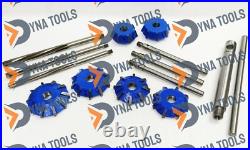 19x 4 Angle Cut Valve Seat Cutter Kit Chevy, Ford 2.02 -1.600 30-45-60-70