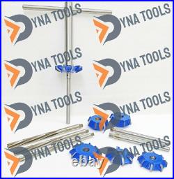 19x 4 Angle Cut Valve Seat Cutter Kit Chevy, Ford 2.02 -1.600 30-45-60-70