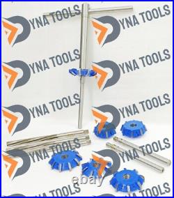 19x 4 Angle Cut Valve Seat Cutter Kit Chevy, Ford 2.02 -1.600 30-45-60-70