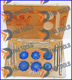 19x 4 Angle Cut Valve Seat Cutter Kit Chevy, Ford, Hemi Mopar, SB, BB CARBIDE TIPPED