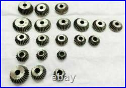 20 Piece Valve Seat & Face Cutter Set Of 20 Pcs Carbon Steel With Metal Box
