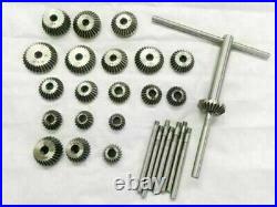 20 Piece Valve Seat & Face Cutter Set Of 20 Pcs Carbon Steel With Metal Box