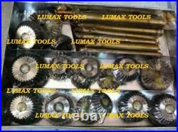 21 Pcs Valve Seat Cutter Set High Carbon Steel Vintage Style Metal Box Packed