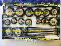 21 Pcs Valve Seat Cutter Set High Carbon Steel Vintage Style Metal Box Packed