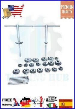 21 Piece Valve Seat & Face Cutter Set Of 21 Pcs Carbon Steel With Metal Box
