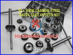 21 pcs Valve Seat & Face Cutter Set With Metal Box Best Quality In India HD HQ