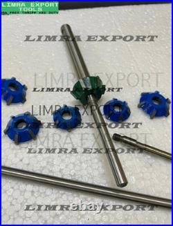 23x 3 ANGLES CUT VALVE SEAT CUTTER KIT CARBIDE TIPPED BOXED new BEST