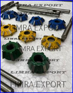23x 3 ANGLES CUT VALVE SEAT CUTTER KIT CARBIDE TIPPED BOXED new BEST