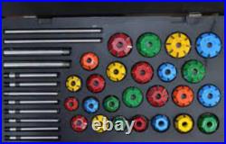 24 pcs Valve Seat Cutter Set Carbide Tipped To cut Modern Heads Hard Seats Rings