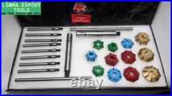 24x CARBIDE TIPPED VALVE SEAT CUTTER KIT SMALL BLOCK HEADS
