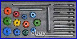 24x CARBIDE TIPPED VALVE SEAT CUTTER KIT SMALL BLOCK HEADS 24x CARBIDE TIPPED VALVE SEAT CUTTER KIT SMALL BLOCK HEADS