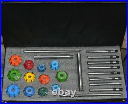 24x Danish Carbide Valve Seat Cutter Set For Chevy Ford